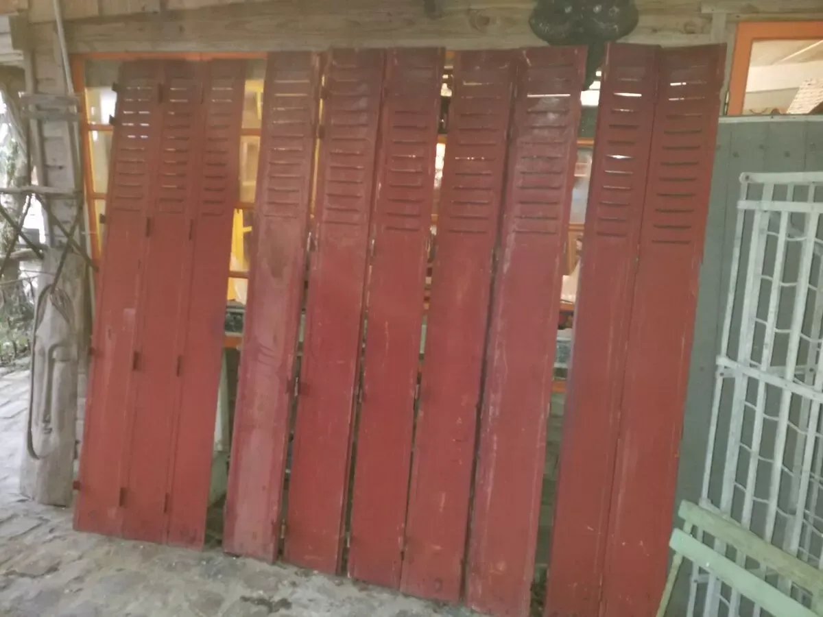 Illustration numéro 2 du produit Lot de persiennes en tôle