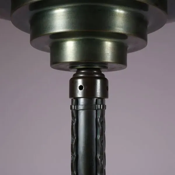 Illustration numéro 2 du produit Lampadaire Uplighter des années 1930 de style École d'Amsterdam, Pays-Bas