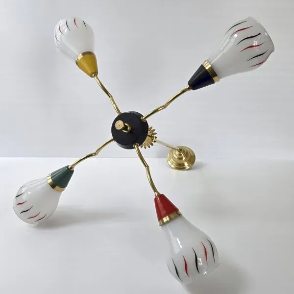 Illustration numéro 2 du produit Lustre rockabilly 1950 vintage