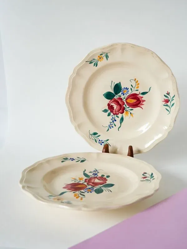 Illustration numéro 2 du produit Paire de compotiers Digoin Sarreguemines modèle ''Yann'', 1940