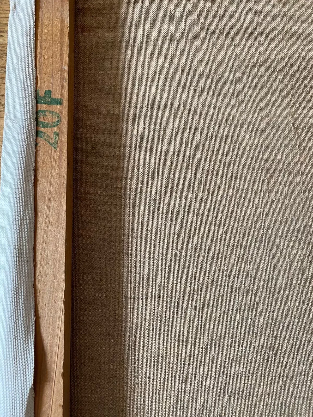 Illustration numéro 2 du produit Tableau ancien, péniche à quai, signé Maurice Pannetier, années 70/80