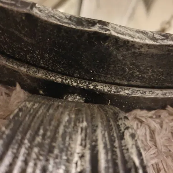 Illustration numéro 2 du produit Miroir brutaliste en fer forgé Espagne 1950