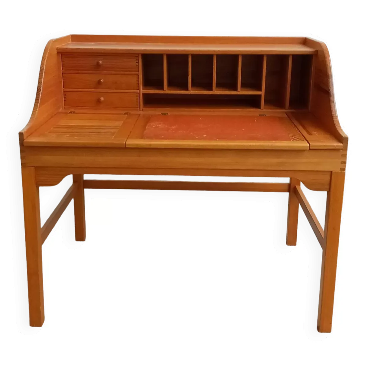 Illustration numéro 2 du produit Bureau en pin de l'Oregon par Andreas Hansen pour Hadsten Træindustri