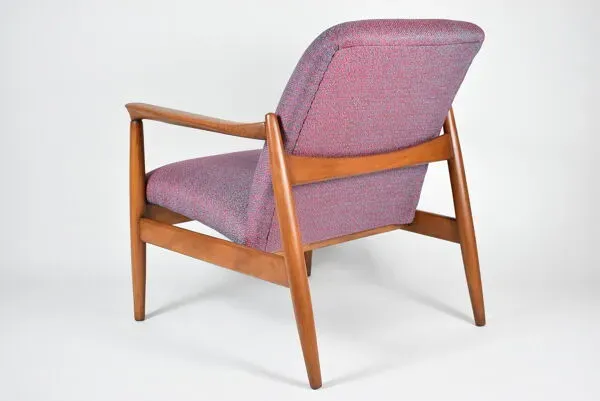 Illustration numéro 2 du produit Fauteuil original restauré GFM-64, signé par le designer E.Homa, années 1960,