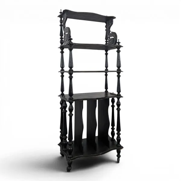 Illustration numéro 2 du produit Meuble à partition de musique Napoléon III en bois noirci