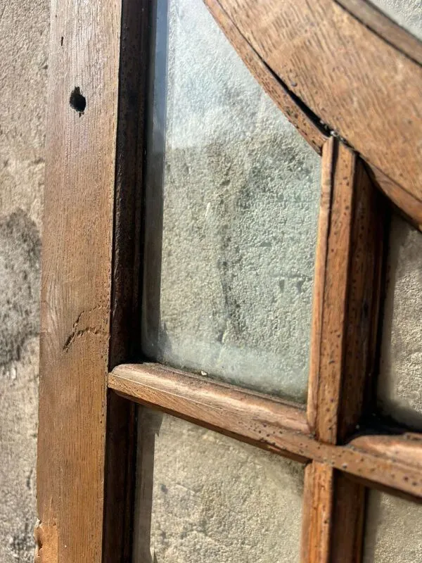 Illustration numéro 2 du produit Porte simple en chêne vitrée XIX/XX