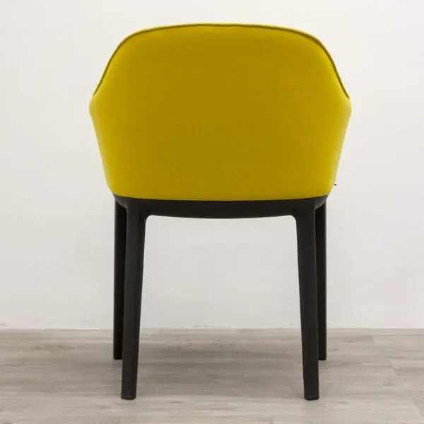Illustration numéro 2 du produit Fauteuil VITRA Softshell en tissu Jaune