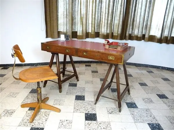 Illustration numéro 2 du produit Chaise de bureau pivotante industrielle modèle 350 par Ama Elastic, Allemagne de l'Ouest, années 1950.
