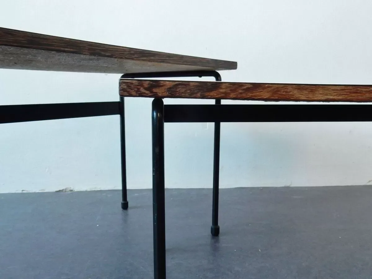 Illustration numéro 2 du produit Tables gigognes Twello vintage par Martin Visser pour 't Spectrum