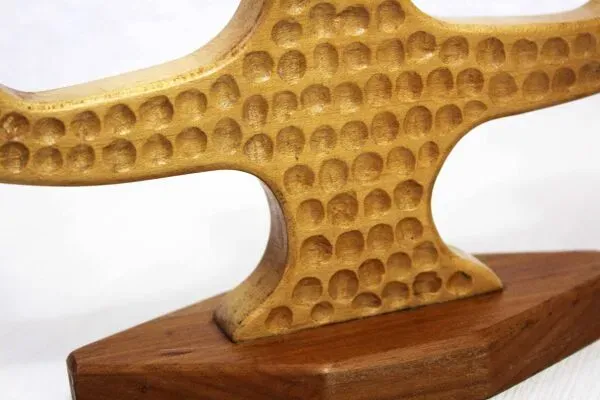 Illustration numéro 2 du produit Paire de bougeoirs anthroposophiques en bois