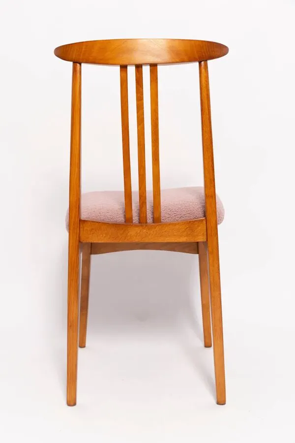Illustration numéro 2 du produit Chaise en boucle rose poudre du milieu du siècle par M. Zielinski, Europe, années 1960