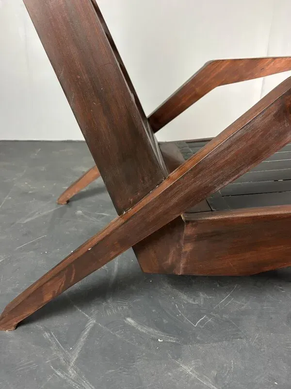 Illustration numéro 2 du produit Fauteuil lounge moderniste brésilien du milieu du siècle par Acacia Gil Borsoi, années 1950