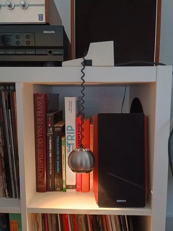 Illustration numéro 2 du produit Lampe Mini spot designer Dieter Witte Enseigne Osram  Allemagne 1970