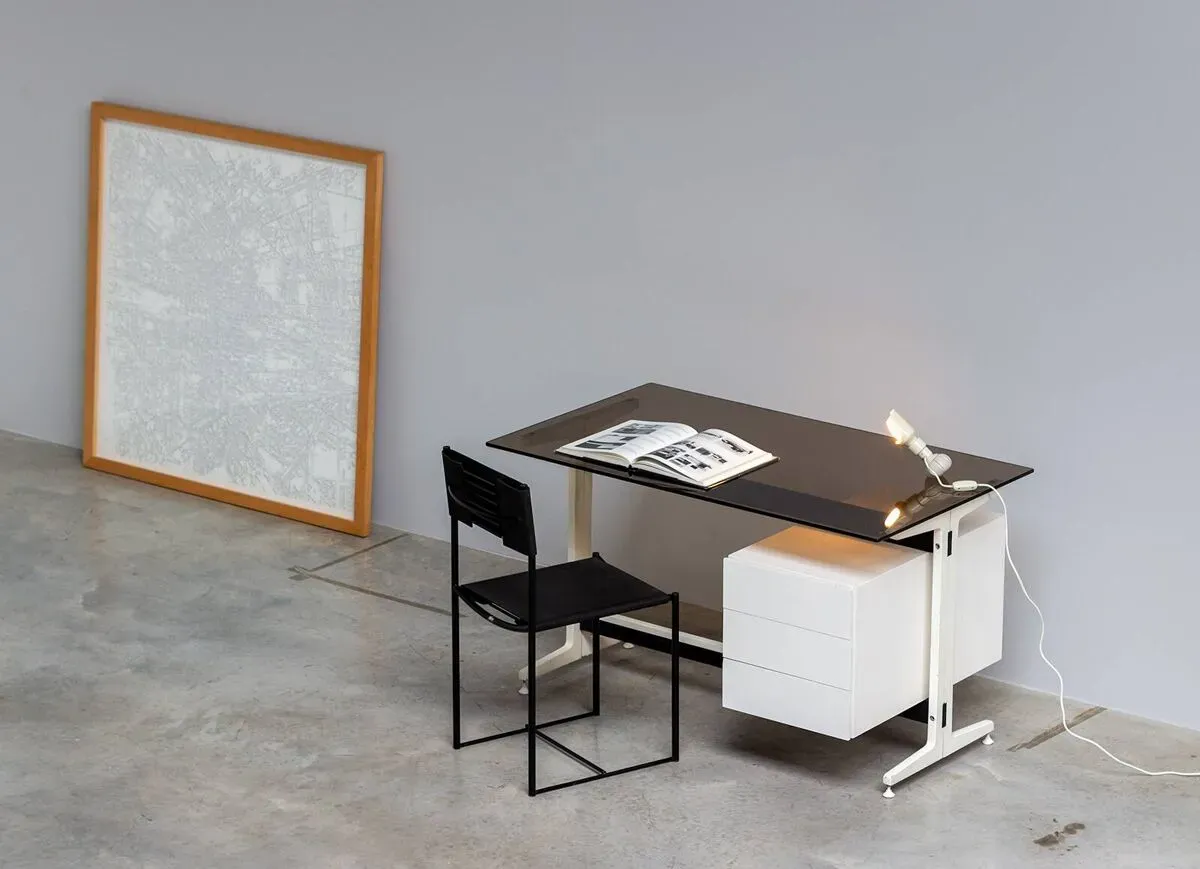 Illustration numéro 2 du produit Bureau Etienne Fermigier Modernisme français France Années 1960 Design vintage