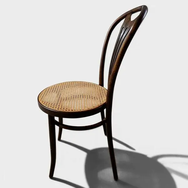 Illustration numéro 2 du produit Chaise bistrot en bois courbé et cannage — ZPM Radomsko
