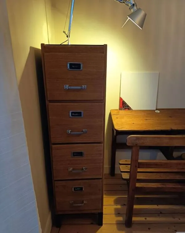 Illustration numéro 2 du produit Meuble de métier à tiroirs