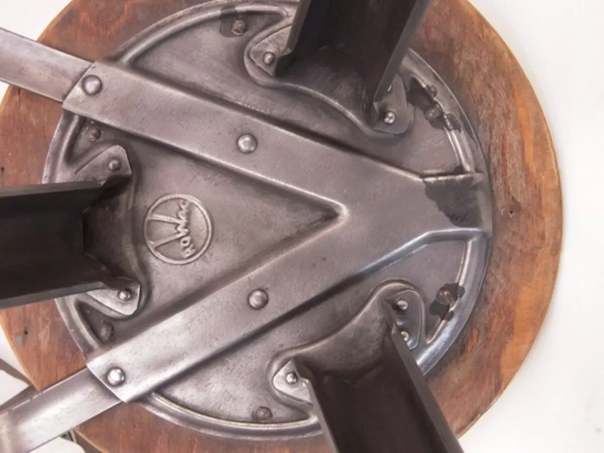 Illustration numéro 2 du produit Tabouret industriel Rowac vintage des années 1920