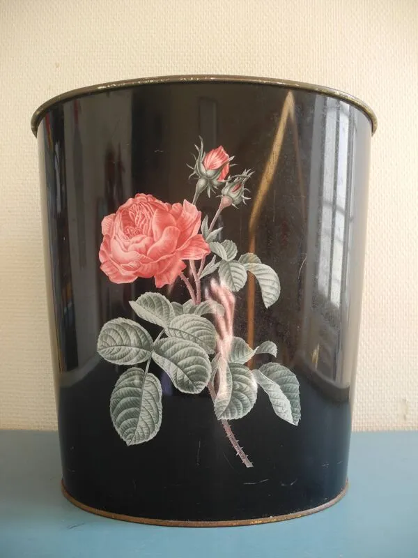 Illustration numéro 2 du produit corbeille papier Massilly déco bureau vintage waste paper basket