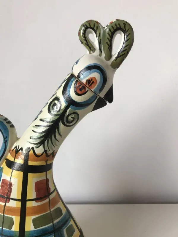 Illustration numéro 2 du produit Bouteille céramique zoomorphe, Kéraluc, Georges Allier, années 50