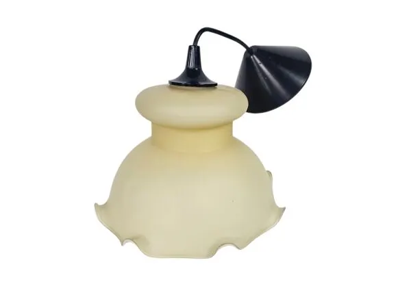 Illustration numéro 2 du produit Style Art Déco - opaline - lampe à goblet - Italie - années 60