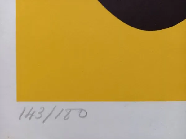 Illustration numéro 2 du produit Lithographie en couleurs de Ladislas Kijno ,composition abstraite, signée