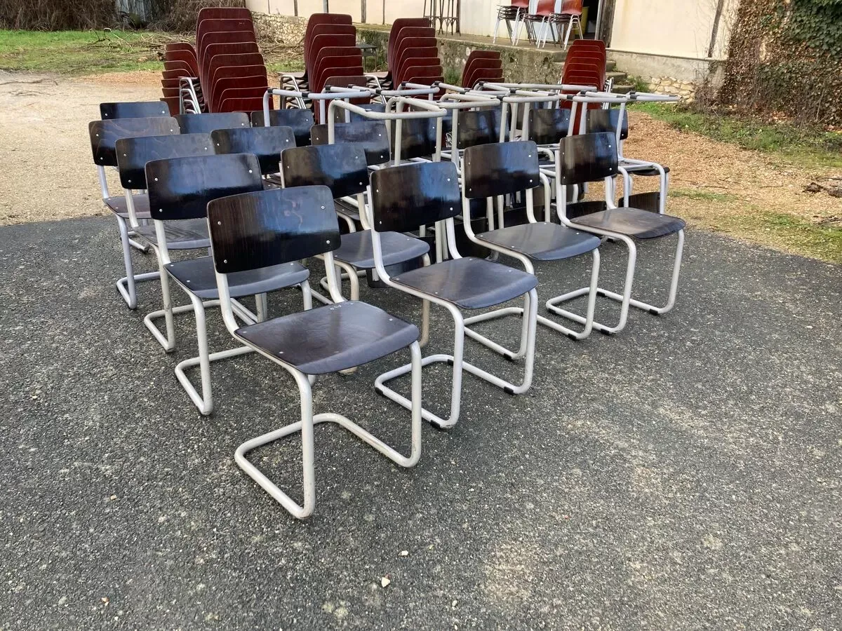 Illustration numéro 2 du produit Chaise industrielle Gipsen