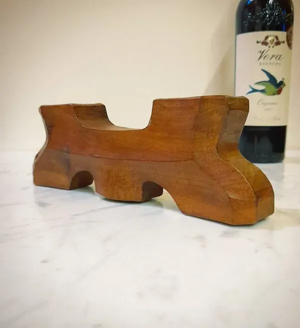 Illustration numéro 2 du produit Bougeoir Anthroposophique réversible en citronnier, école de Dornach