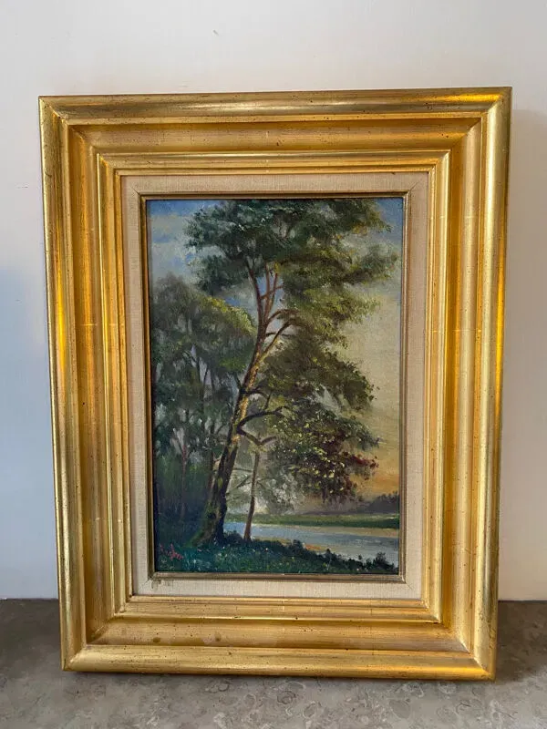 Illustration numéro 2 du produit École française paysage d’arbre