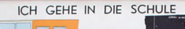 Illustration numéro 2 du produit Affiche ''Je vais à l’école'' 1968