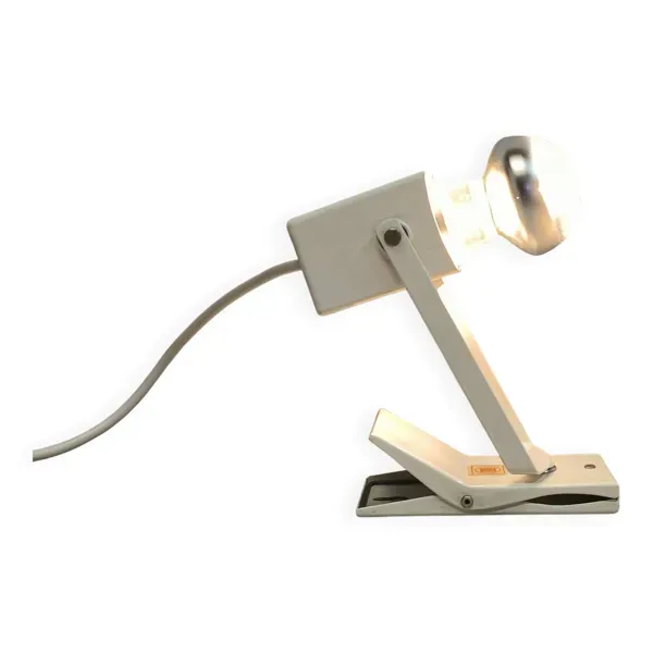 Illustration numéro 2 du produit Spot à pince blanc vintage LITA