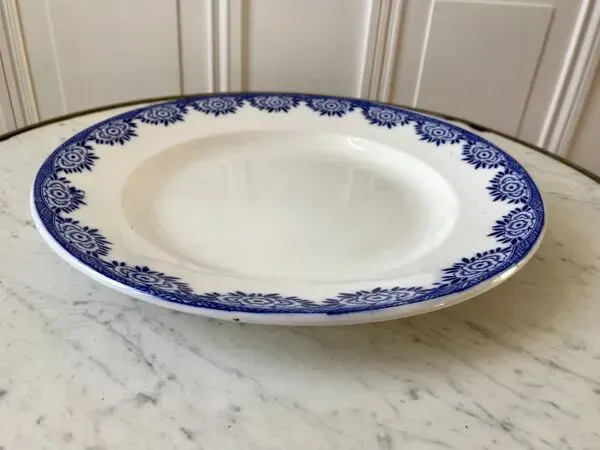 Illustration numéro 2 du produit Plat rond DIgoin Sarreguemines Casino modèle ''Capri'' années 50-60