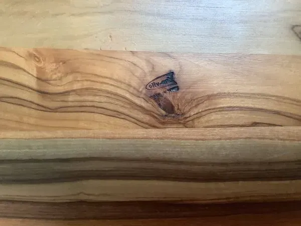 Illustration numéro 2 du produit Petit plateau octogonal en bois et corde