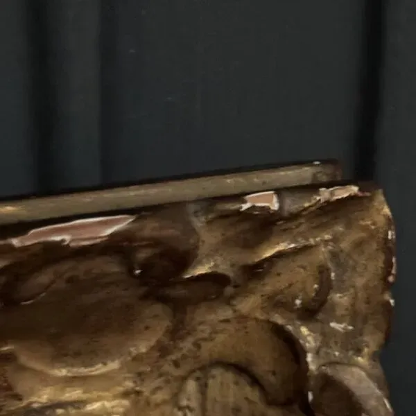 Illustration numéro 2 du produit Huile sur panneau représentant un port début XXe