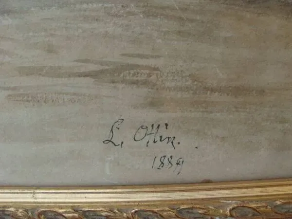 Illustration numéro 2 du produit Aquarelle Pont-Neuf, Paris - L. Ottin - 1889