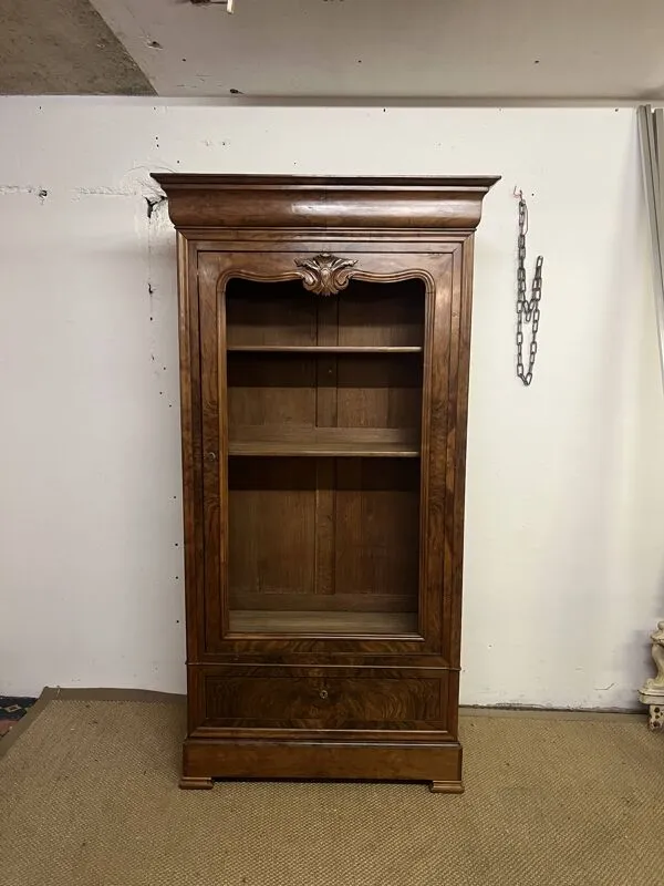 Illustration numéro 2 du produit Bibliothèque XXéme  en noyer