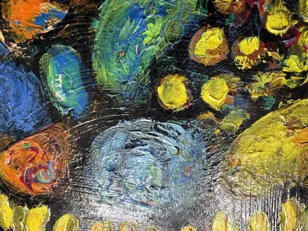 Illustration numéro 2 du produit Tableau Simon Keitel Nature morte dlg de Chagall France 2000