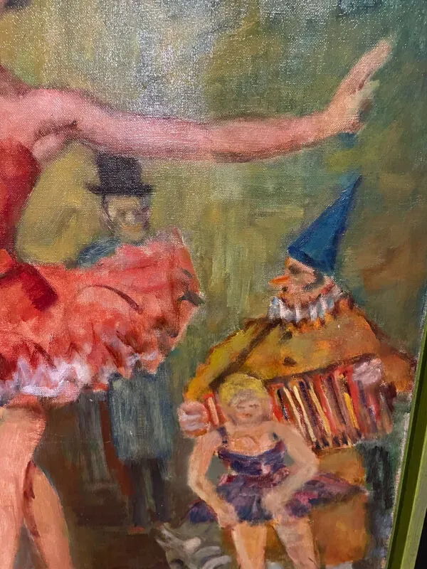 Illustration numéro 2 du produit Huile sur toile signée