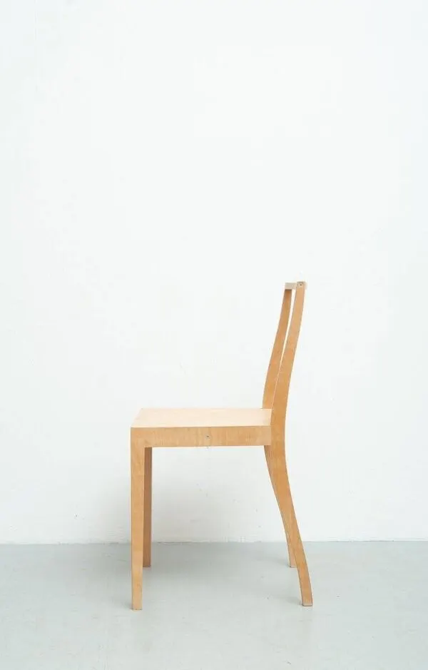 Illustration numéro 2 du produit Chaise en contreplaqué par Jasper Morrison pour Vitra, années 1980.