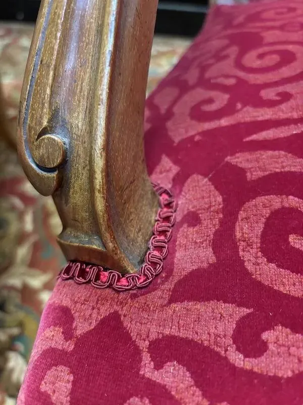 Illustration numéro 2 du produit Paire de fauteuils de style Louis XV 19e