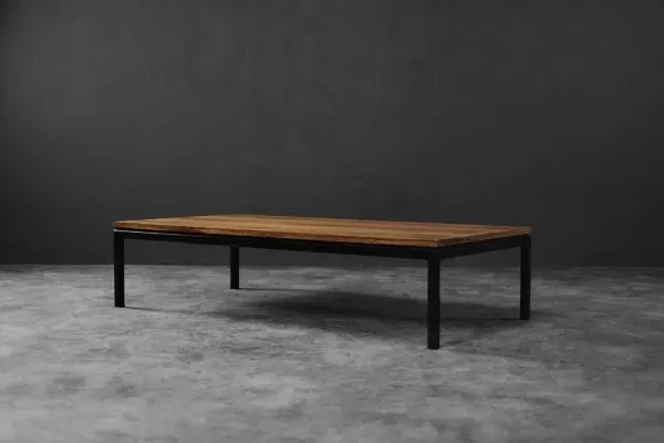 Illustration numéro 2 du produit Vintage Mid-Century Danish Modern Brown Teak Low Coffee Table, 1960s