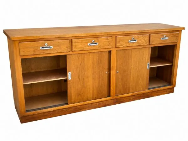Illustration numéro 2 du produit comptoir de Mercerie vintage art déco 1950 vintage french store counter