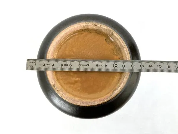 Illustration numéro 2 du produit Petit vase en céramique veb haldensleben • made in gdr allemagne de l'est • vintage 70s