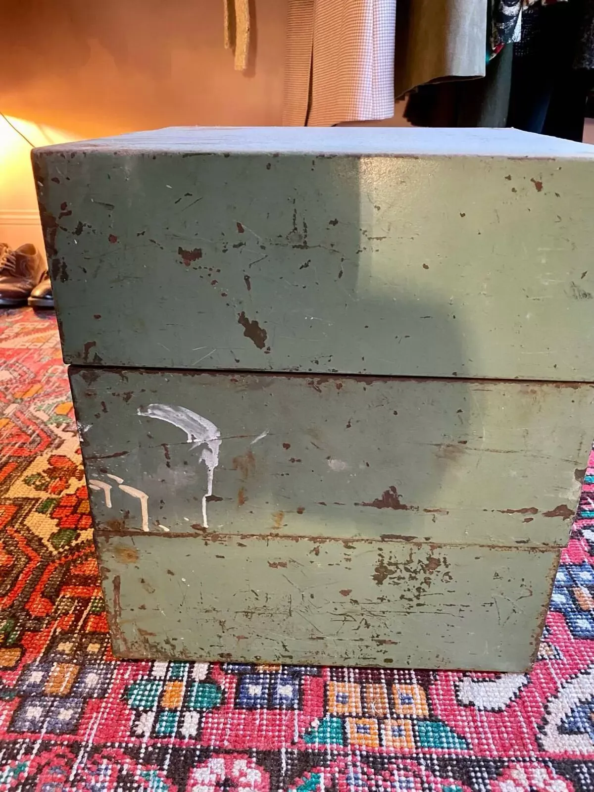 Illustration numéro 2 du produit Lot de 3 Casiers doubles de rangement métal industriel