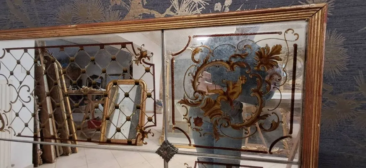 Illustration numéro 2 du produit Miroir de bistrot  202 x 102