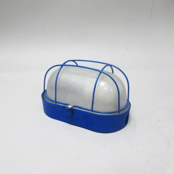 Illustration numéro 2 du produit Applique ou plafonnier industriel bleu