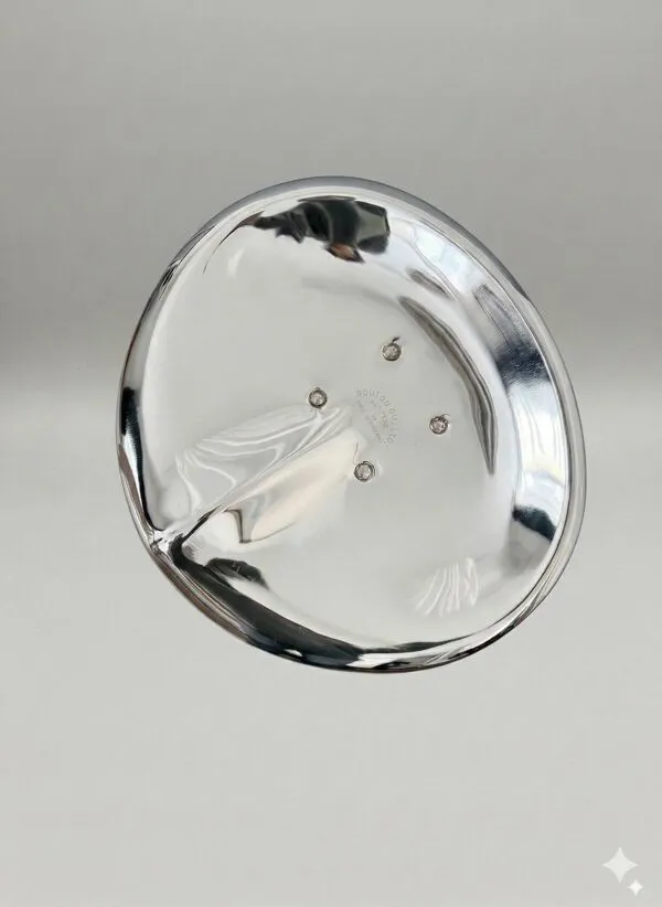 Illustration numéro 2 du produit Tabouret BEAT en chrome poli – Yasuaki Sasamoto pour Dulton