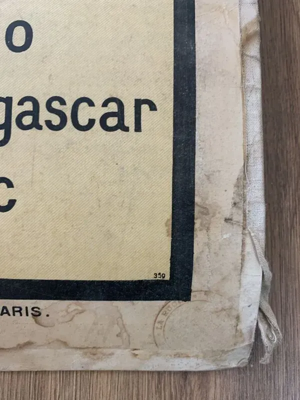 Illustration numéro 2 du produit Ancienne carte géographique et historique « La France de 1815 à 1914 » n°63 par Briard