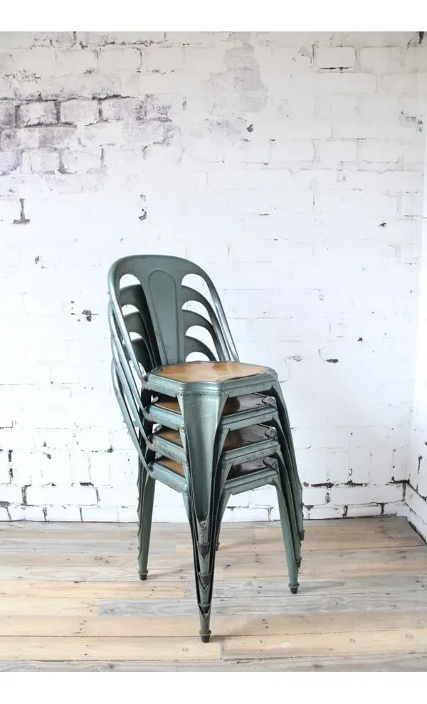 Illustration numéro 2 du produit Chaise verte Fobroxit