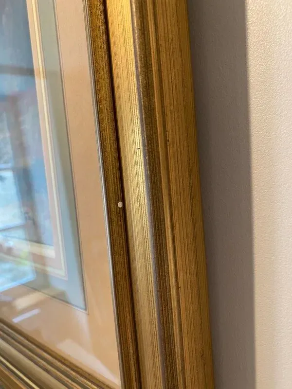 Illustration numéro 2 du produit Tableau ancien, nature morte aux giroflées signée Abel Gay (1877-1961)