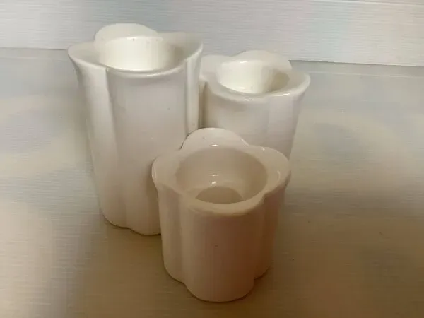 Illustration numéro 2 du produit Trio de bougeoirs trèfle à quatre feuilles